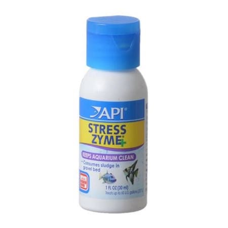 API AP056Q 32 Oz Stress Zyme Plus Aquarium Water Conditioner